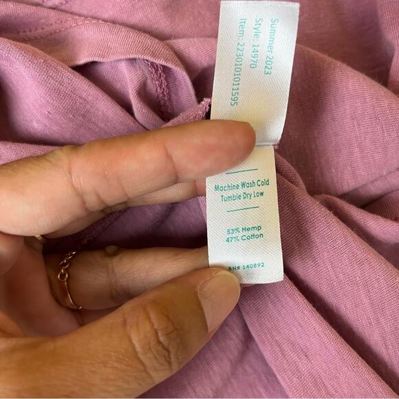 Marine Layer Purple Pocket Tee - Picture 7 of 7